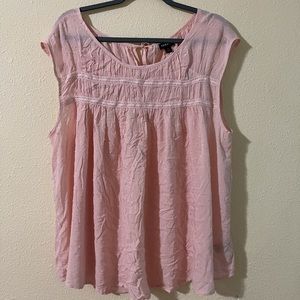 TORRID sz1 Pink Blouse
